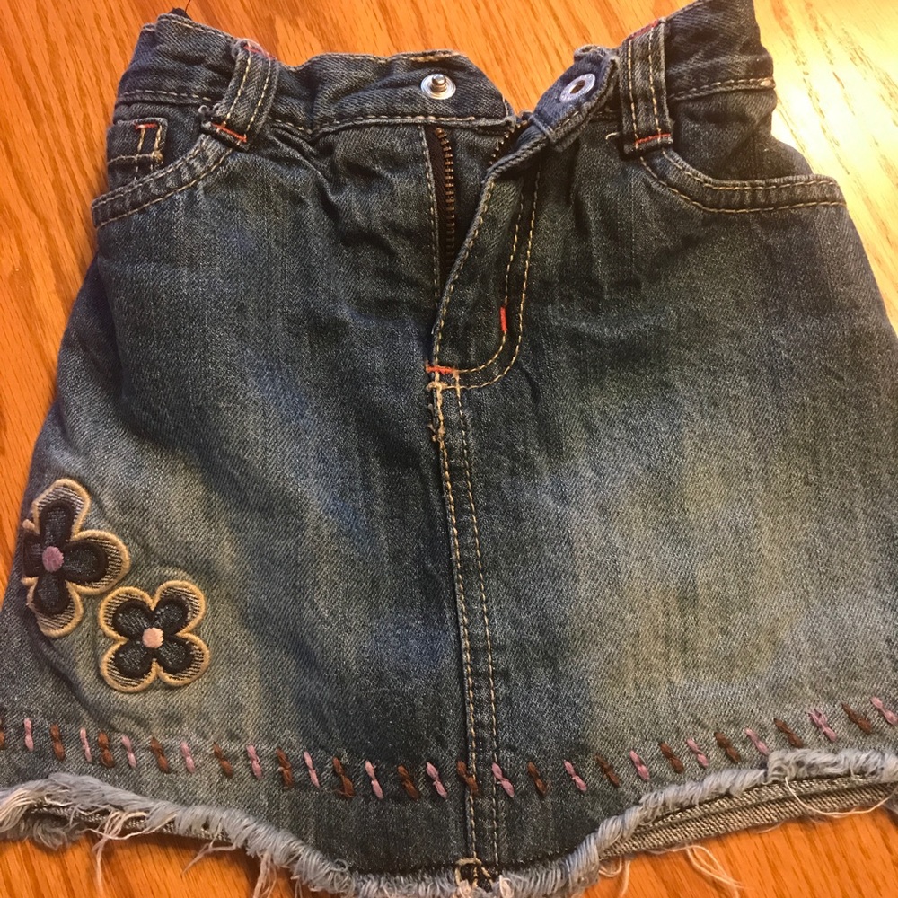 Gymboree girls jean skirt